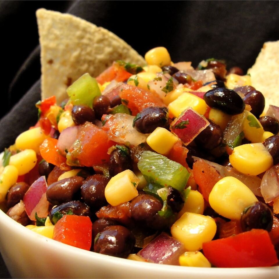 Heather S Cilantro Black Bean And Corn Salsa Recipe Allrecipes