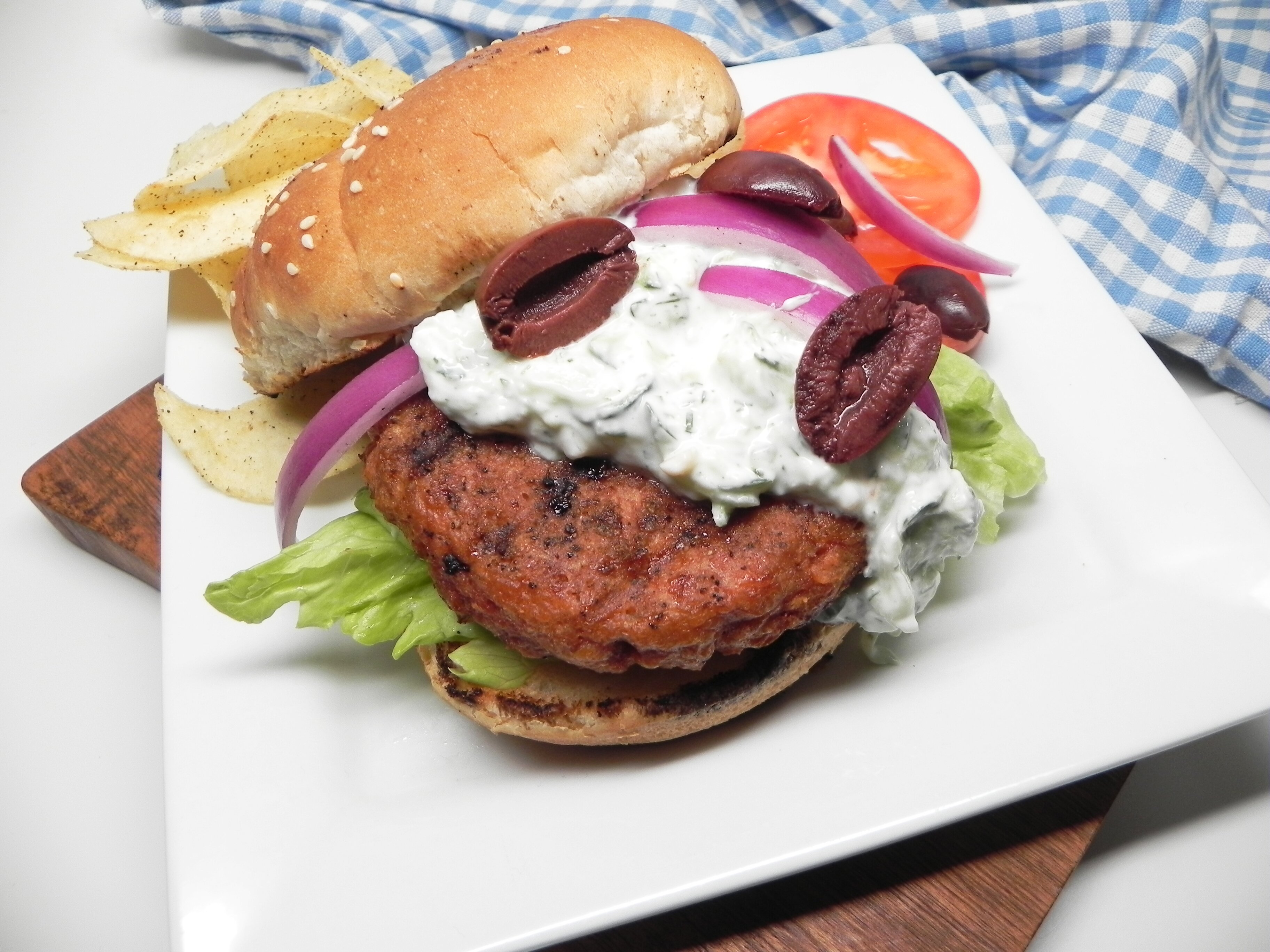 Greek Grilled Beyond Meat Burgers Recipe Allrecipes