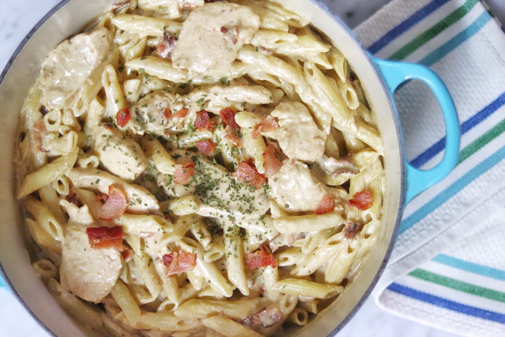 Four Cheese Chicken Carbonara Recipe Allrecipes