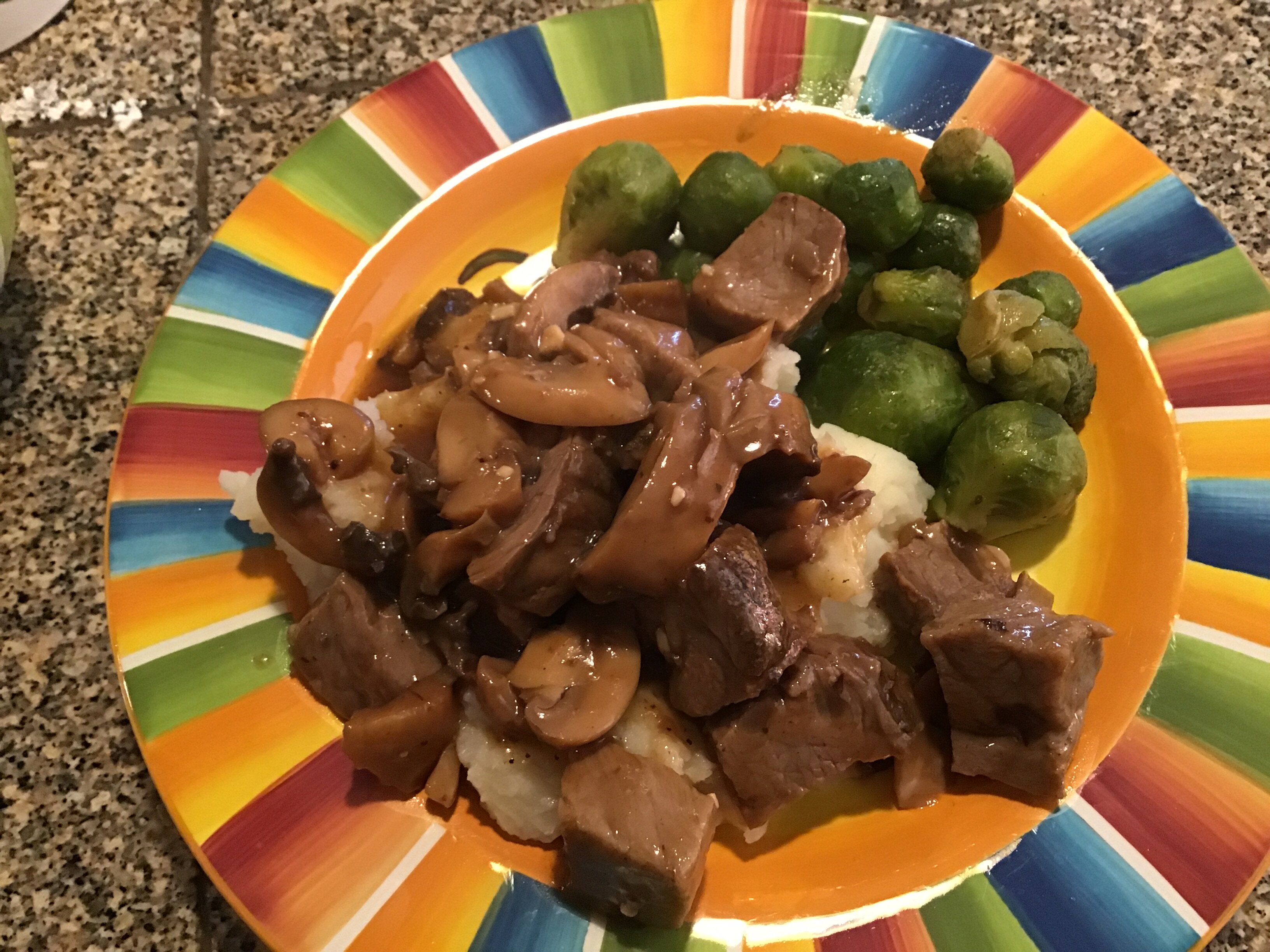 Leftover Prime Rib With Mushrooms And Mashed Potatoes Recipe Allrecipes