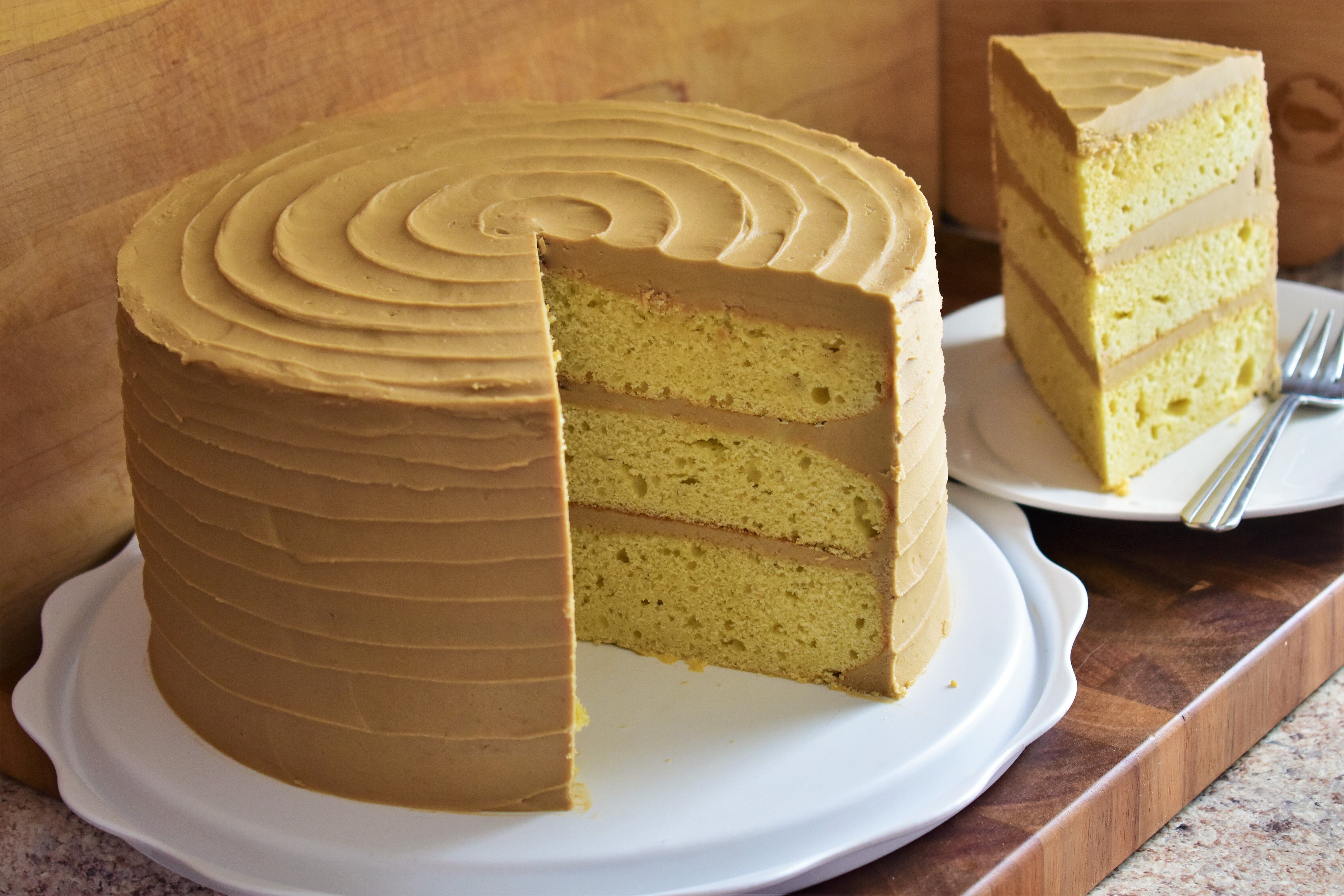 Caramel Cake Recipe Allrecipes - butter cream roblox buttercream cake