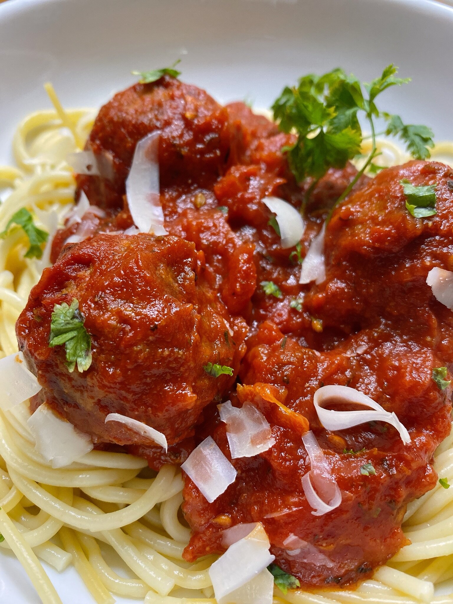 Spaghetti And Meatless Meatballs Recipe Allrecipes