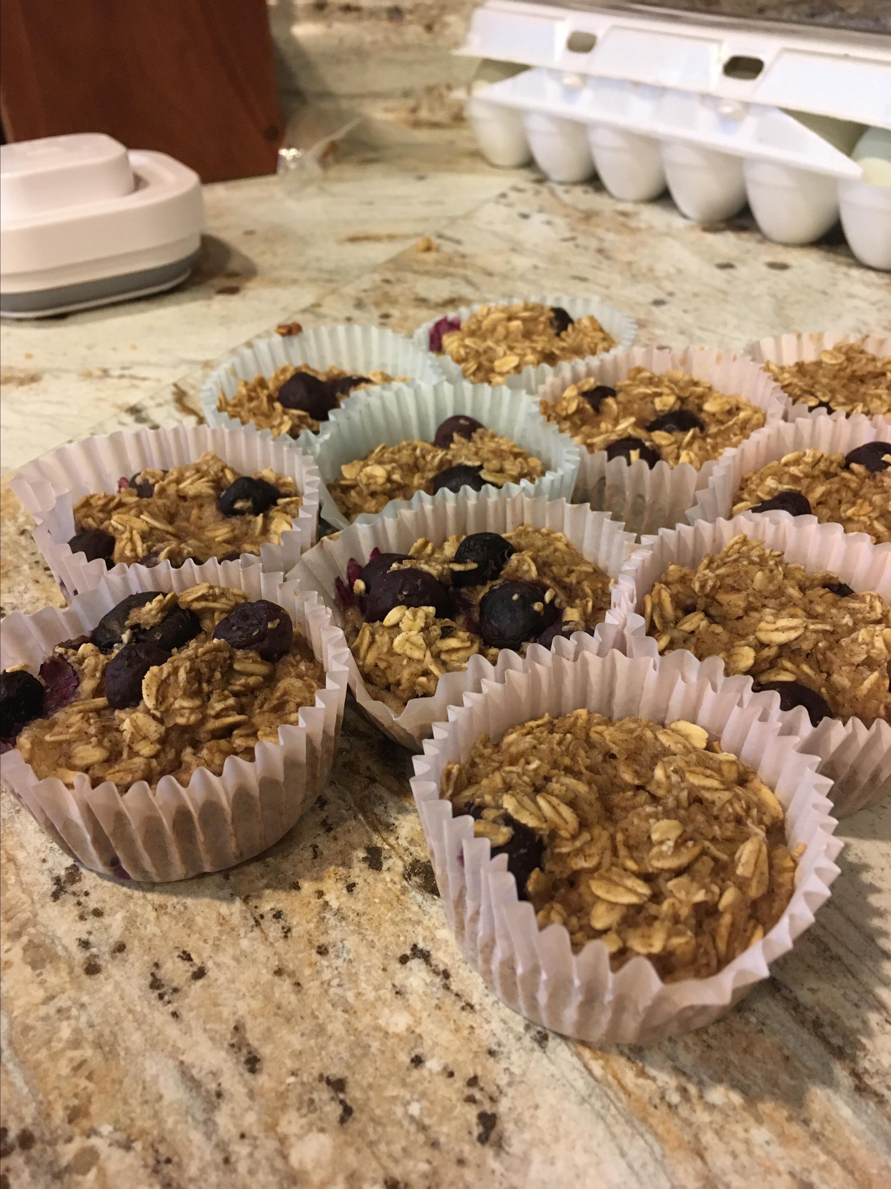 Vegan Blueberry And Banana Oatmeal Muffins Recipe Allrecipes