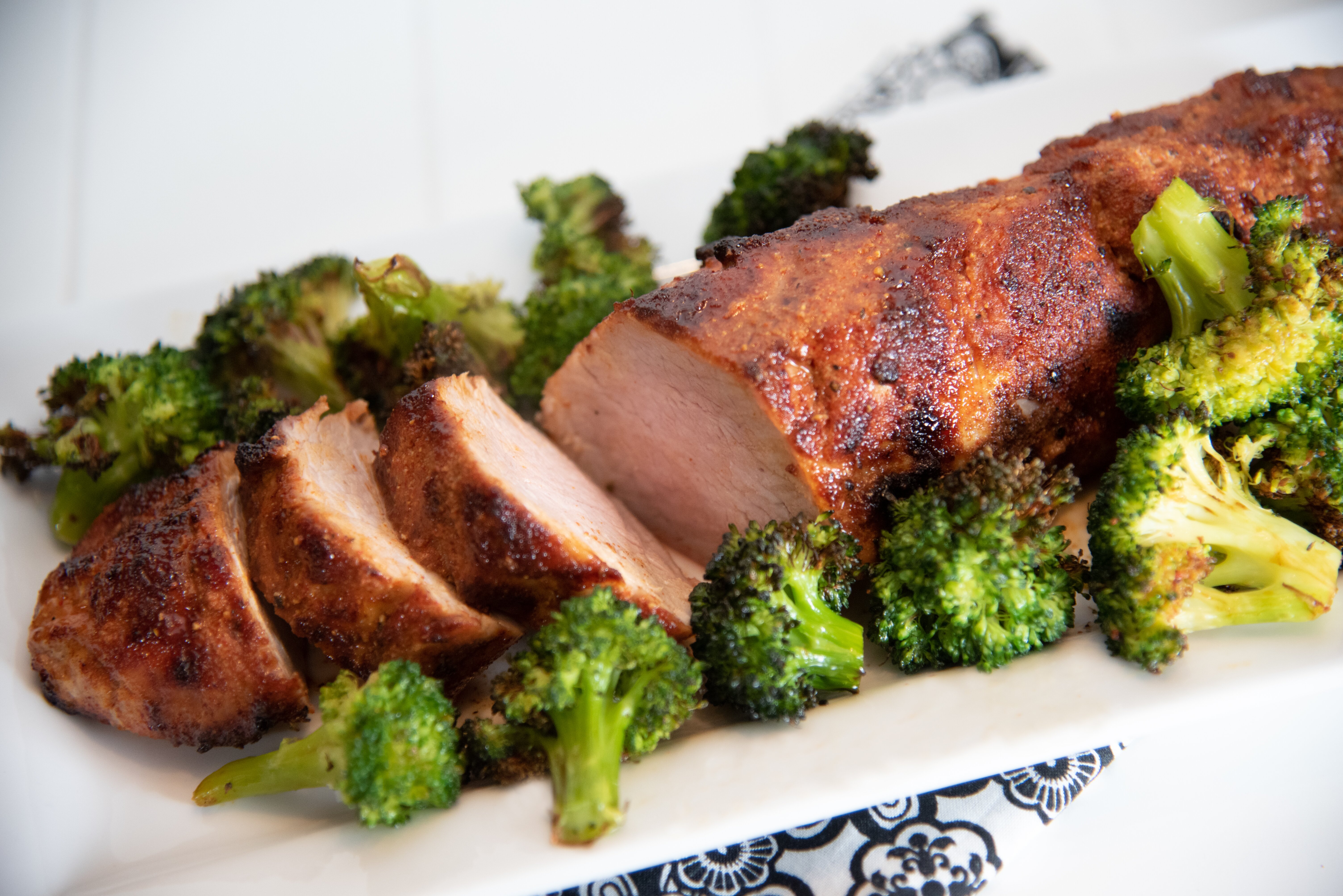 Air Fryer Dry Rubbed Pork Tenderloin With Broccoli Recipe Allrecipes