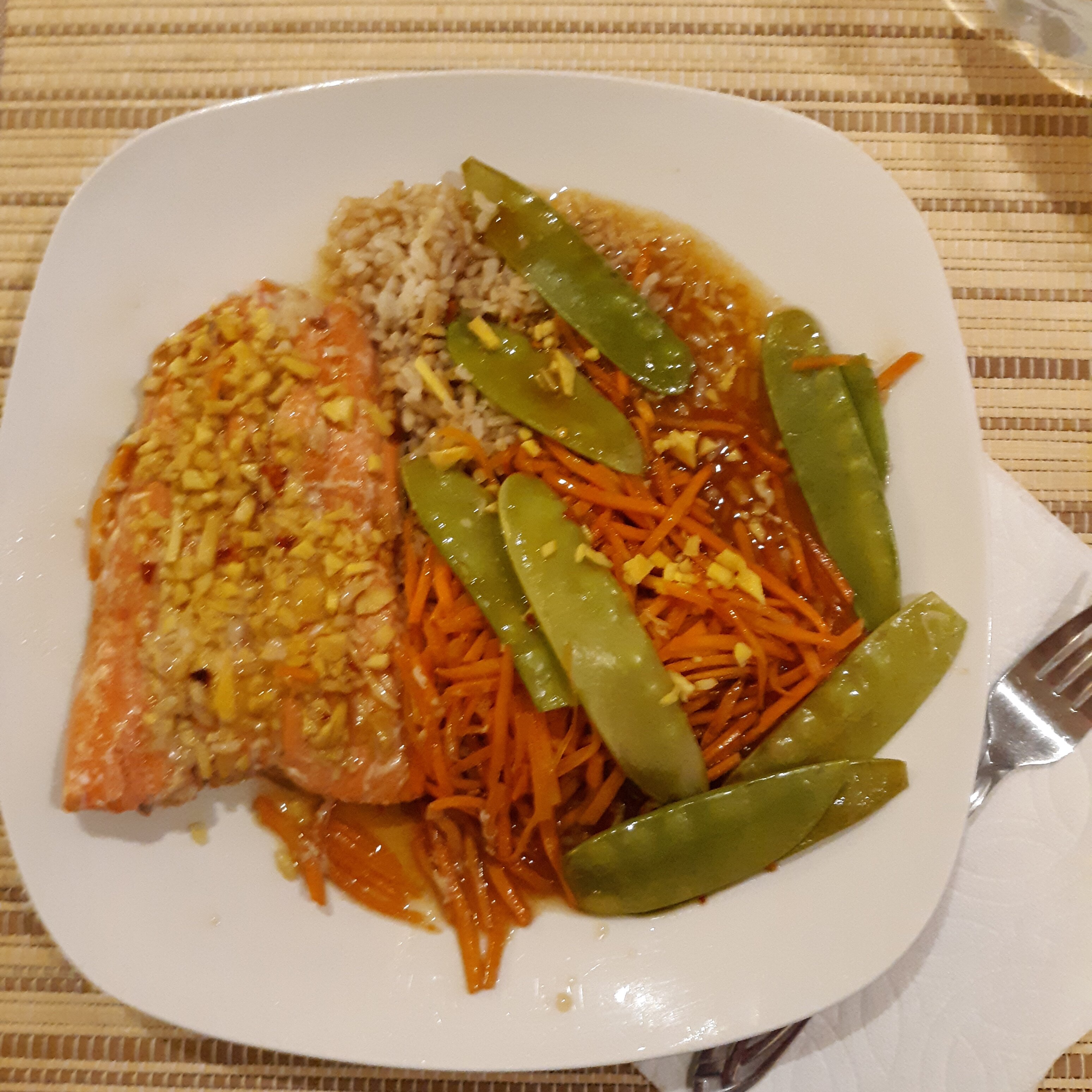 Tiffany S Asian Infused Salmon Packets Recipe Allrecipes