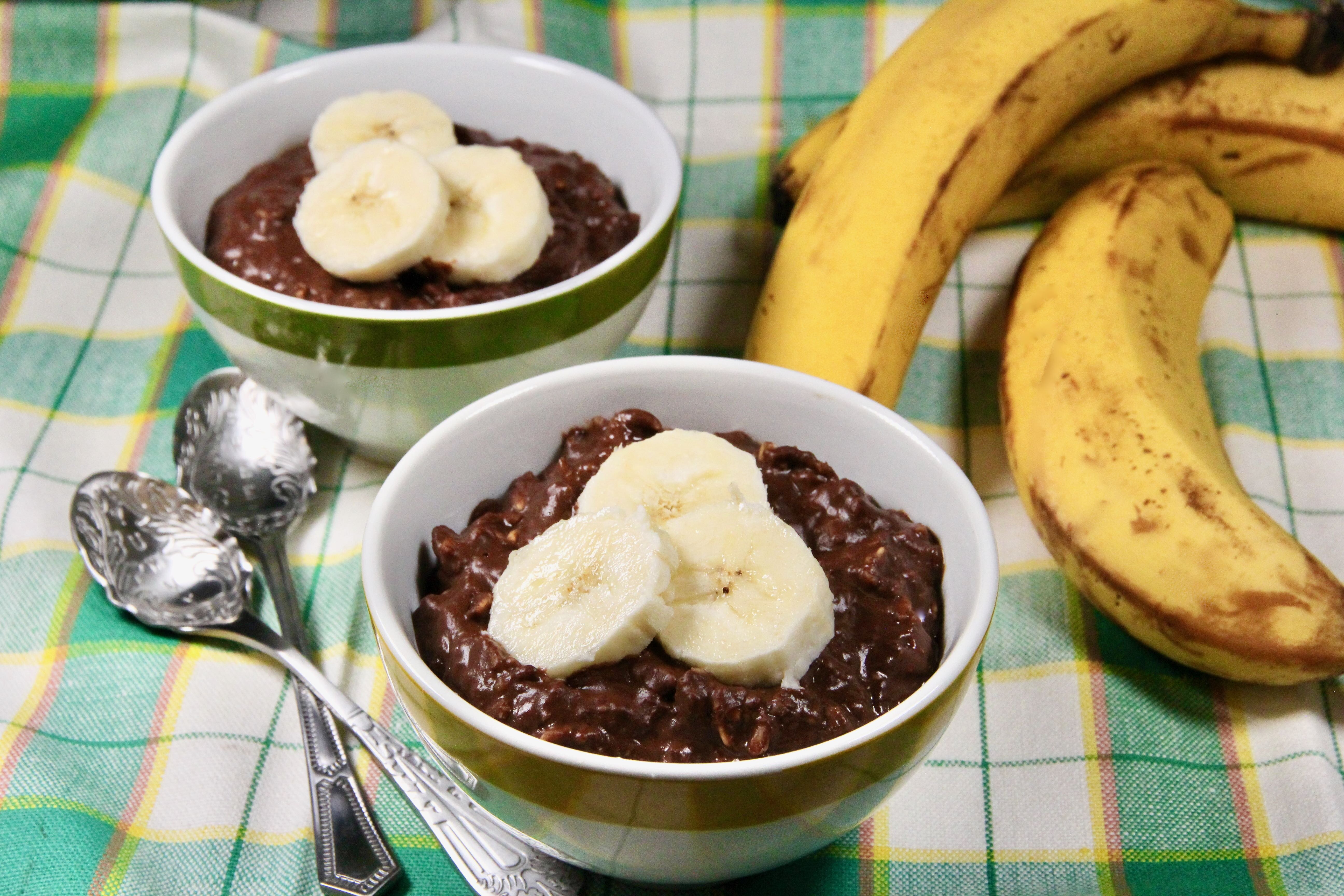 Reduced Calorie Chocolate Banana Oatmeal Recipe Allrecipes