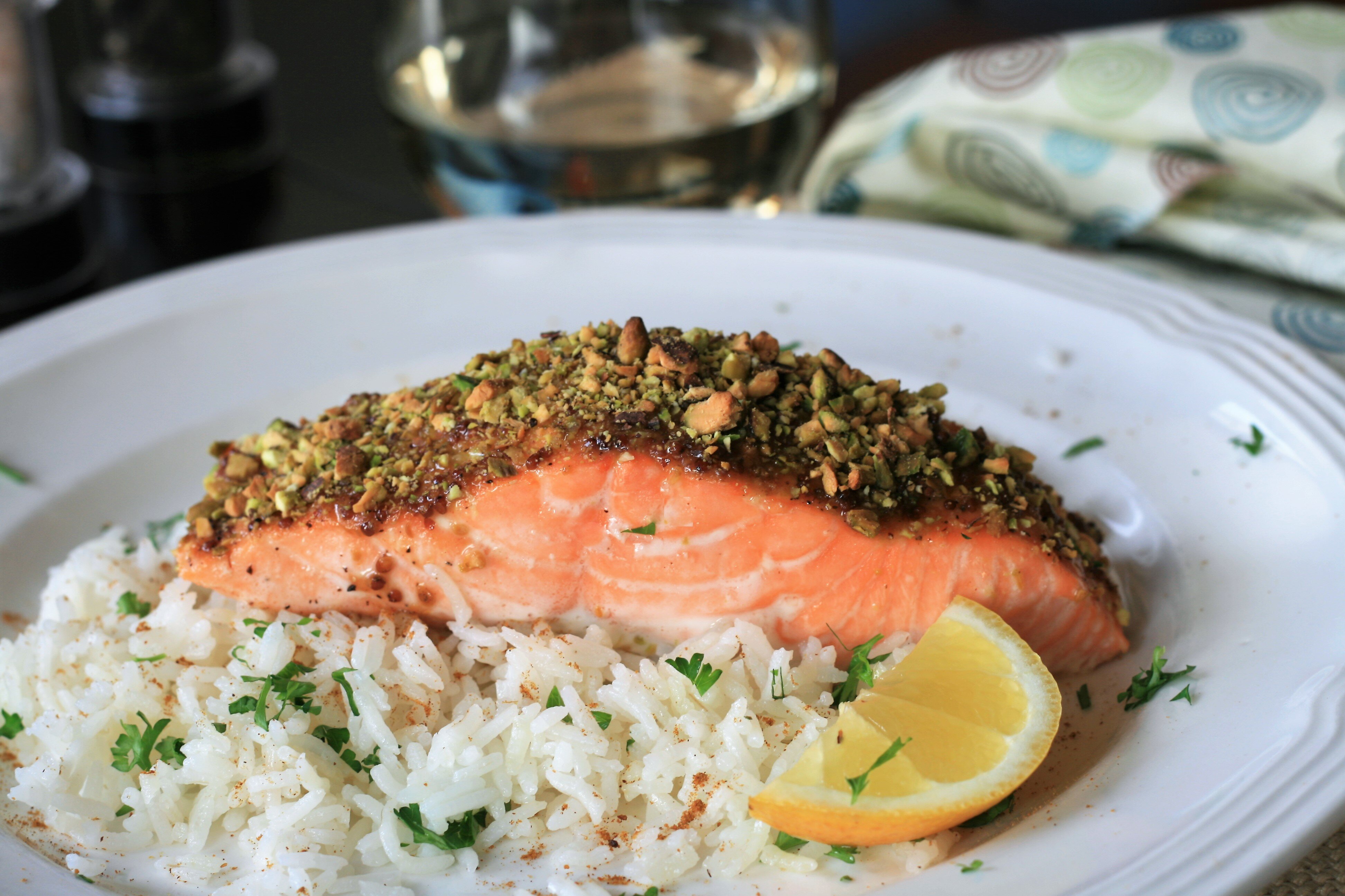 Easy Pistachio Crusted Salmon Recipe Allrecipes