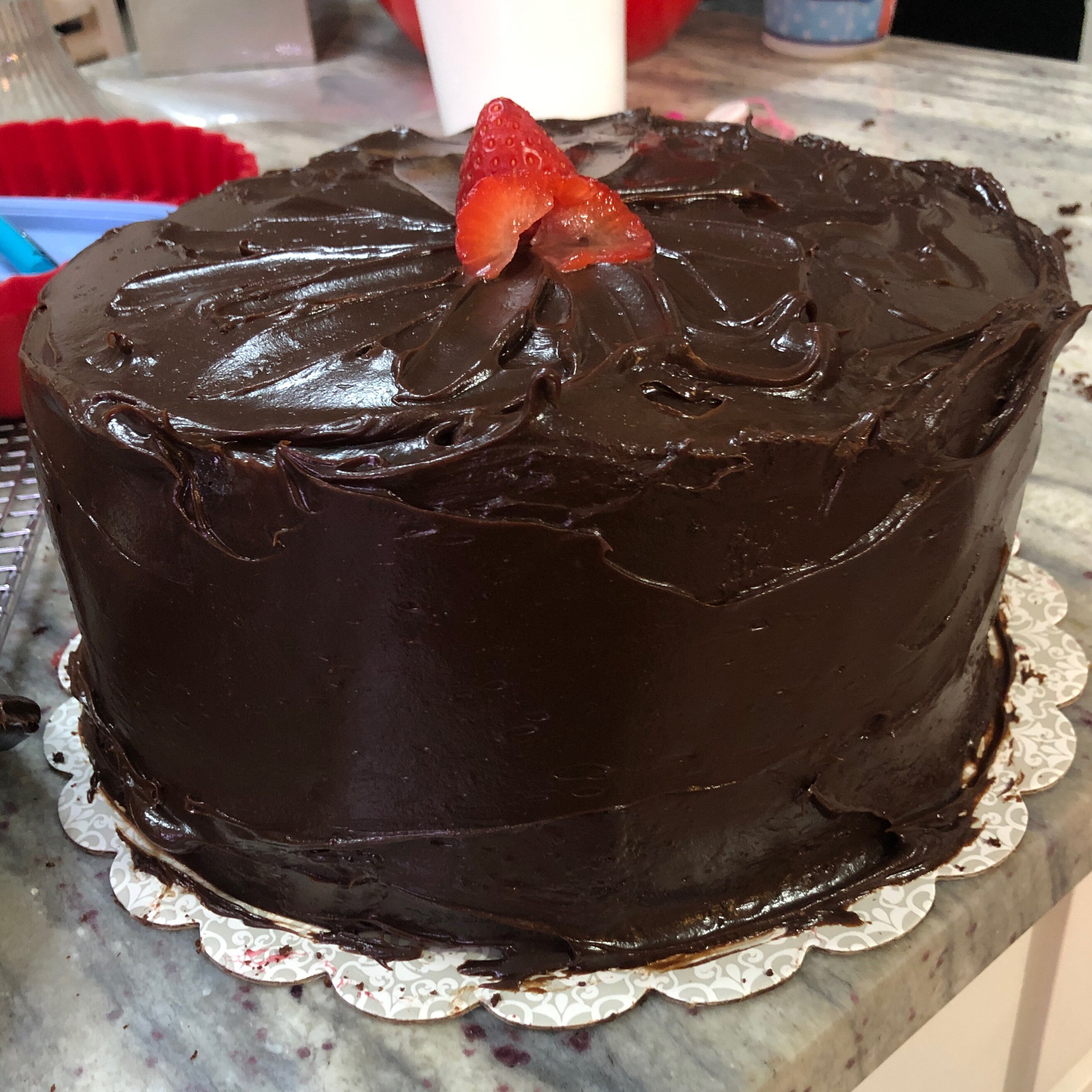 Chocolate Cake With Raspberry Filling Recipe Allrecipes