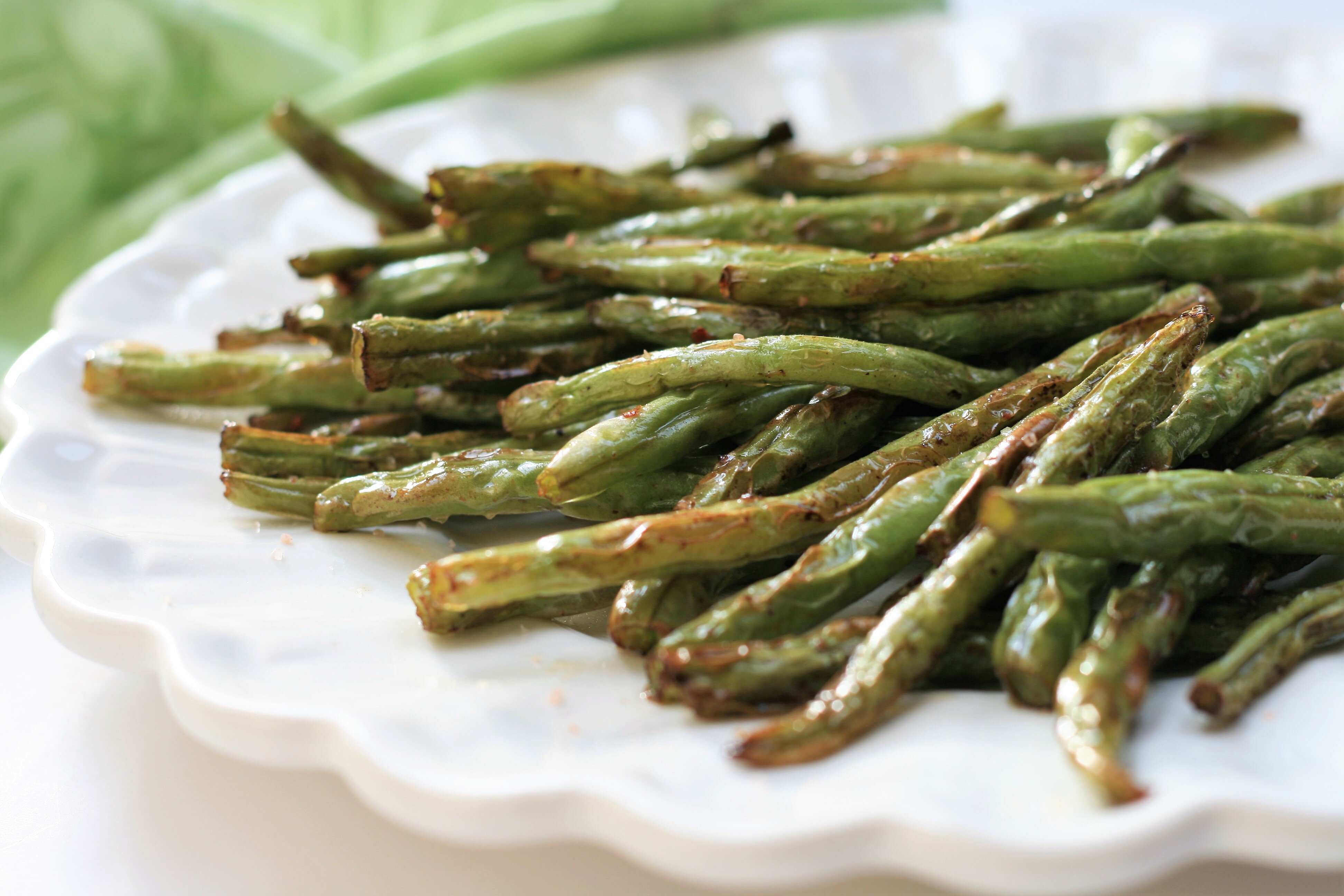 Air Fryer Spicy Green Beans Recipe Allrecipes