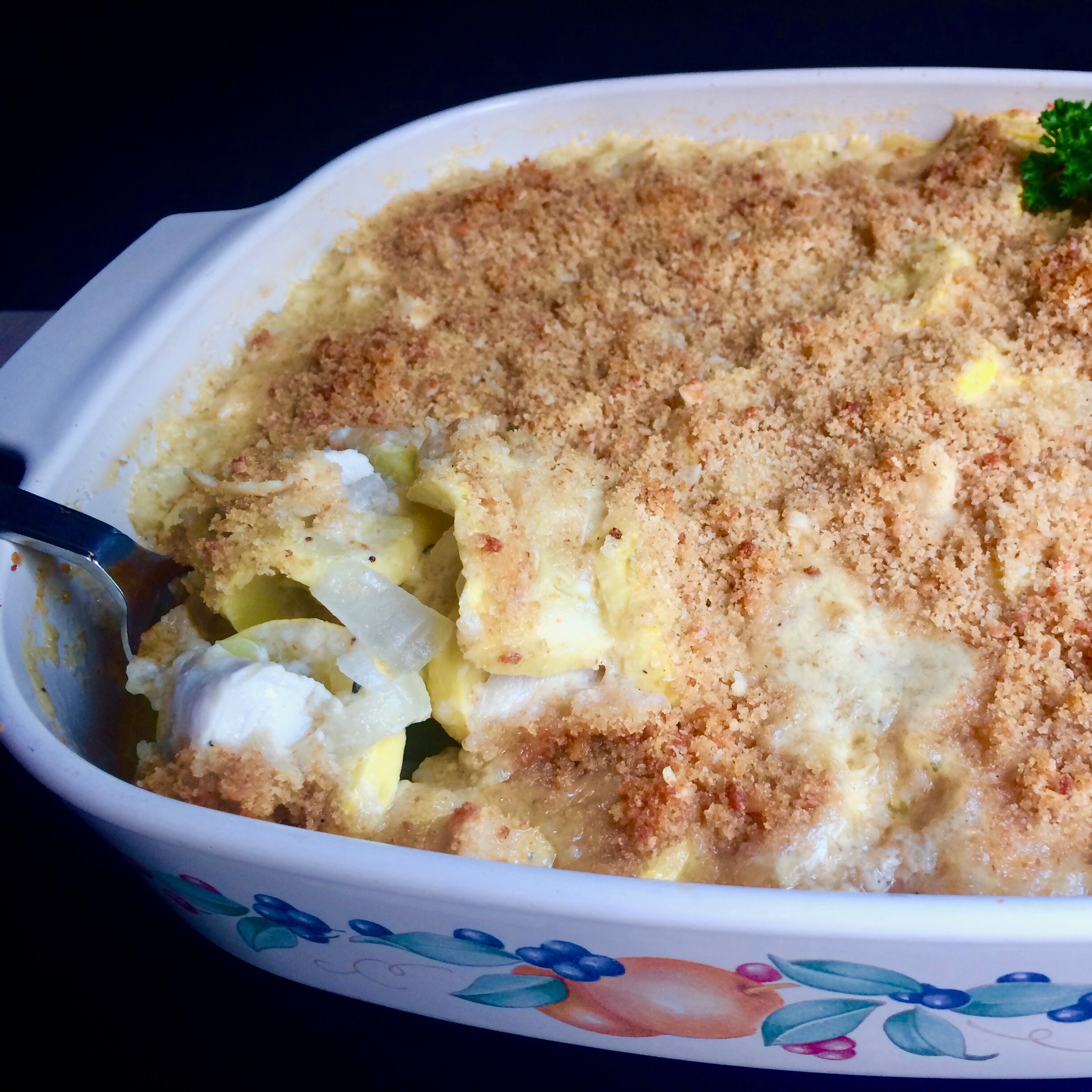 Cheesy Chicken And Squash Casserole Allrecipes