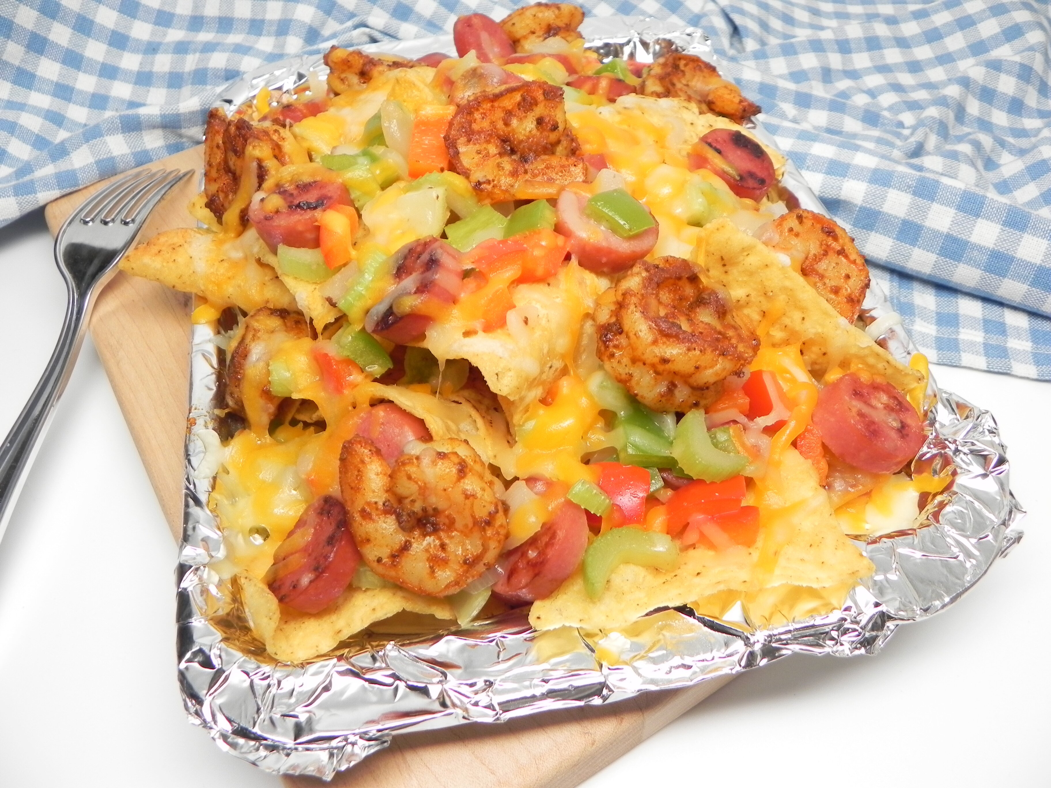 Cajun Shrimp And Andouille Nachos Allrecipes