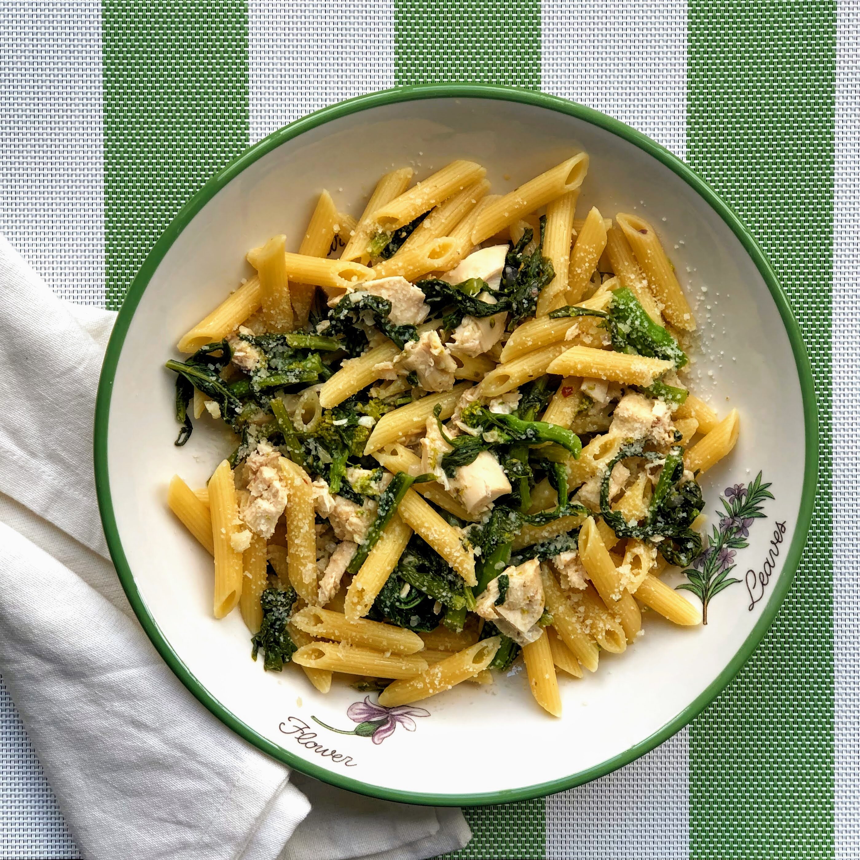 Chicken And Rapini Penne Pasta Allrecipes