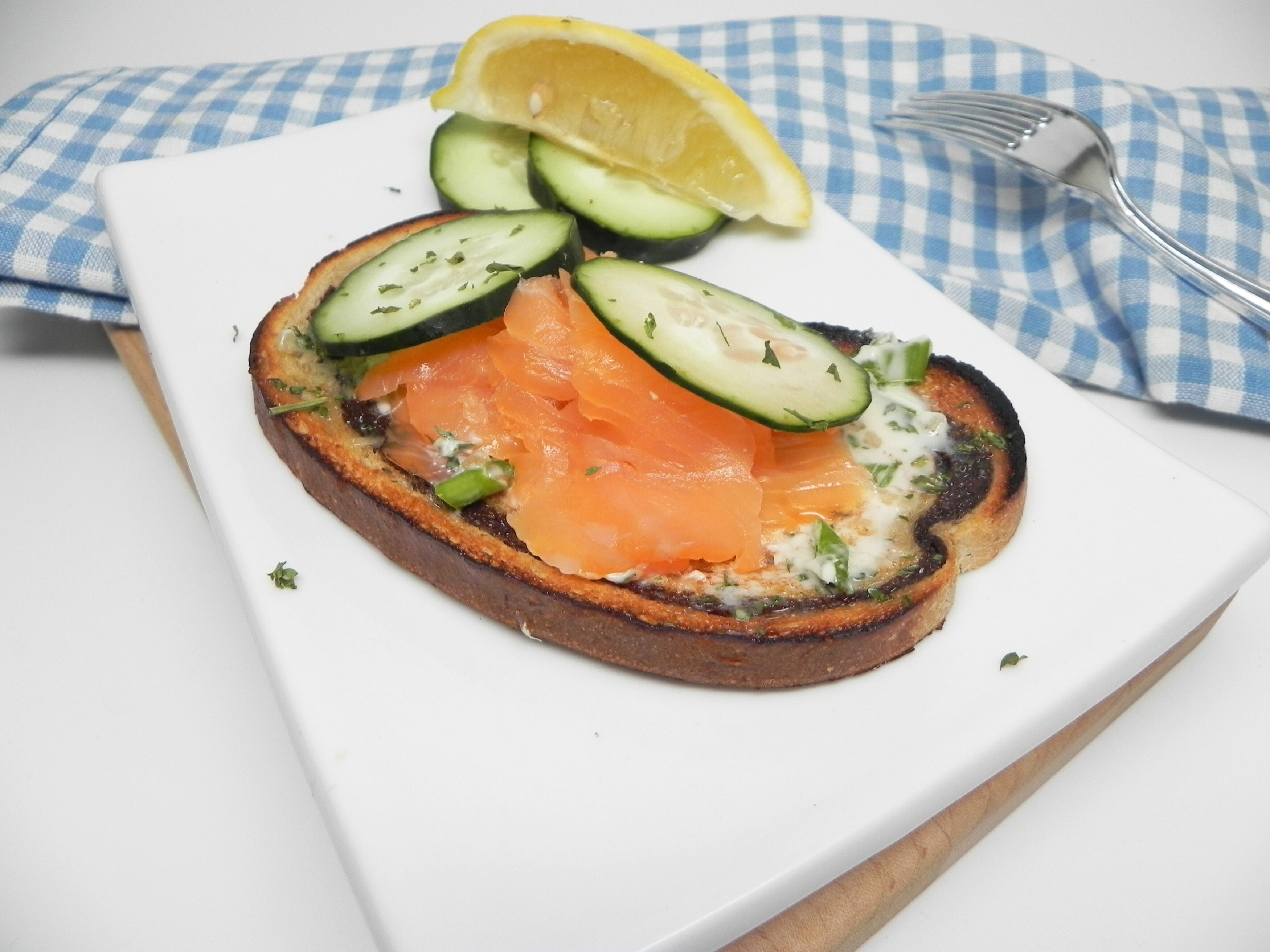 Elegant Open Faced Smoked Salmon Sandwiches Recipe Allrecipes