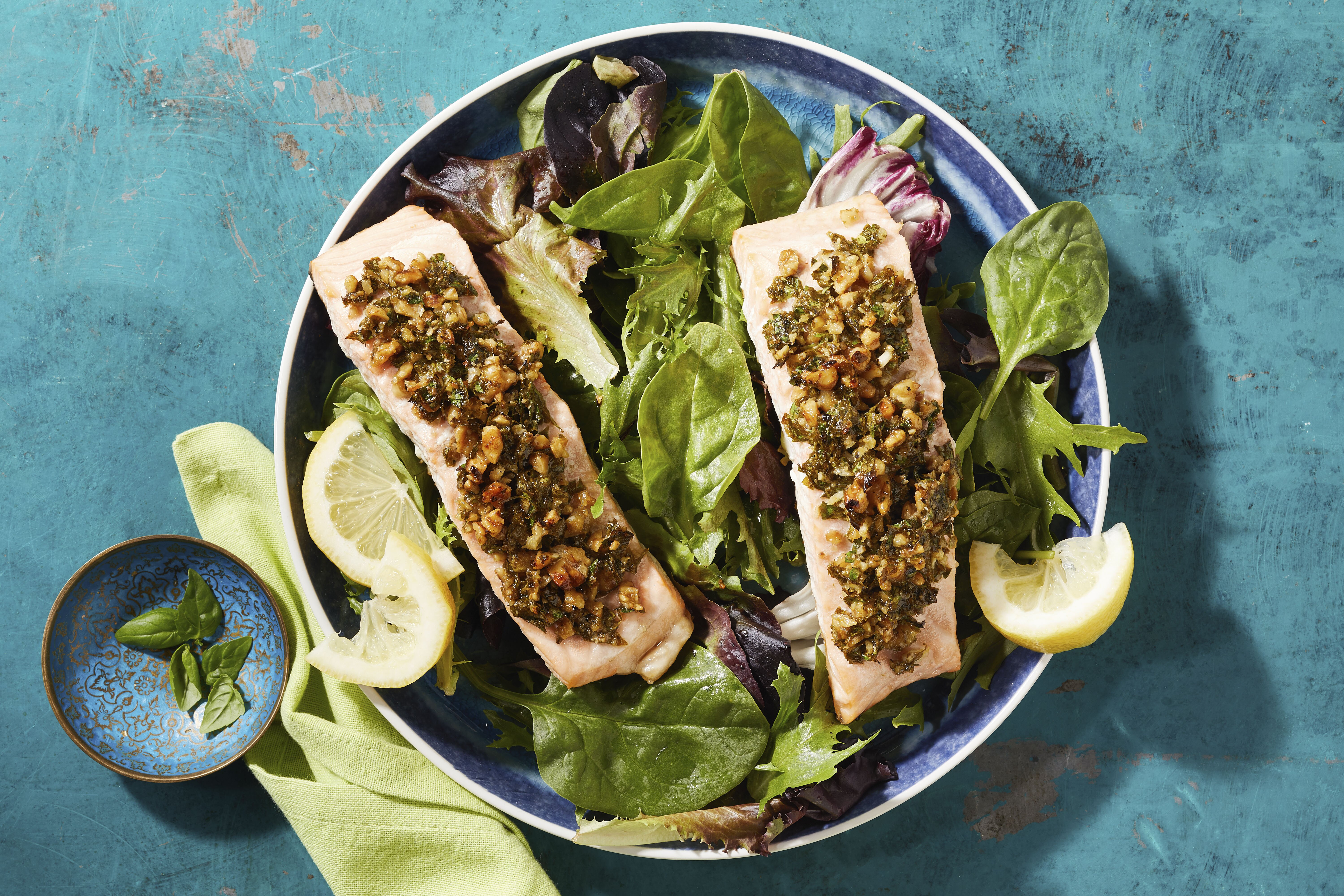 Parsley And Walnut Crusted Salmon Allrecipes