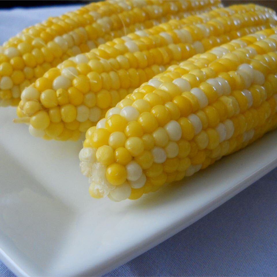 Jamie S Sweet And Easy Corn On The Cob Recipe Allrecipes