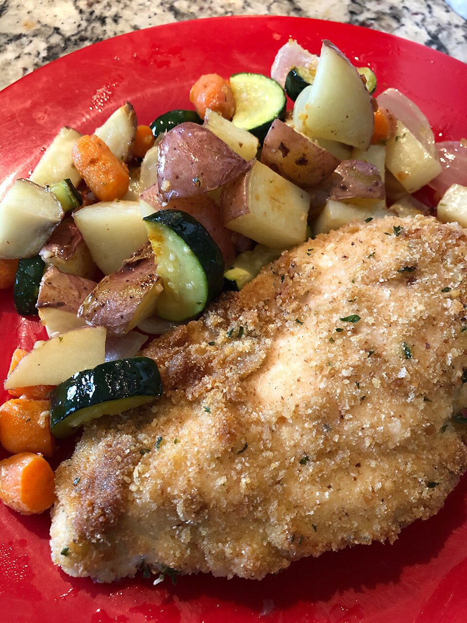 Sheet Pan Dinner With Chicken And Veggies Recipe Allrecipes