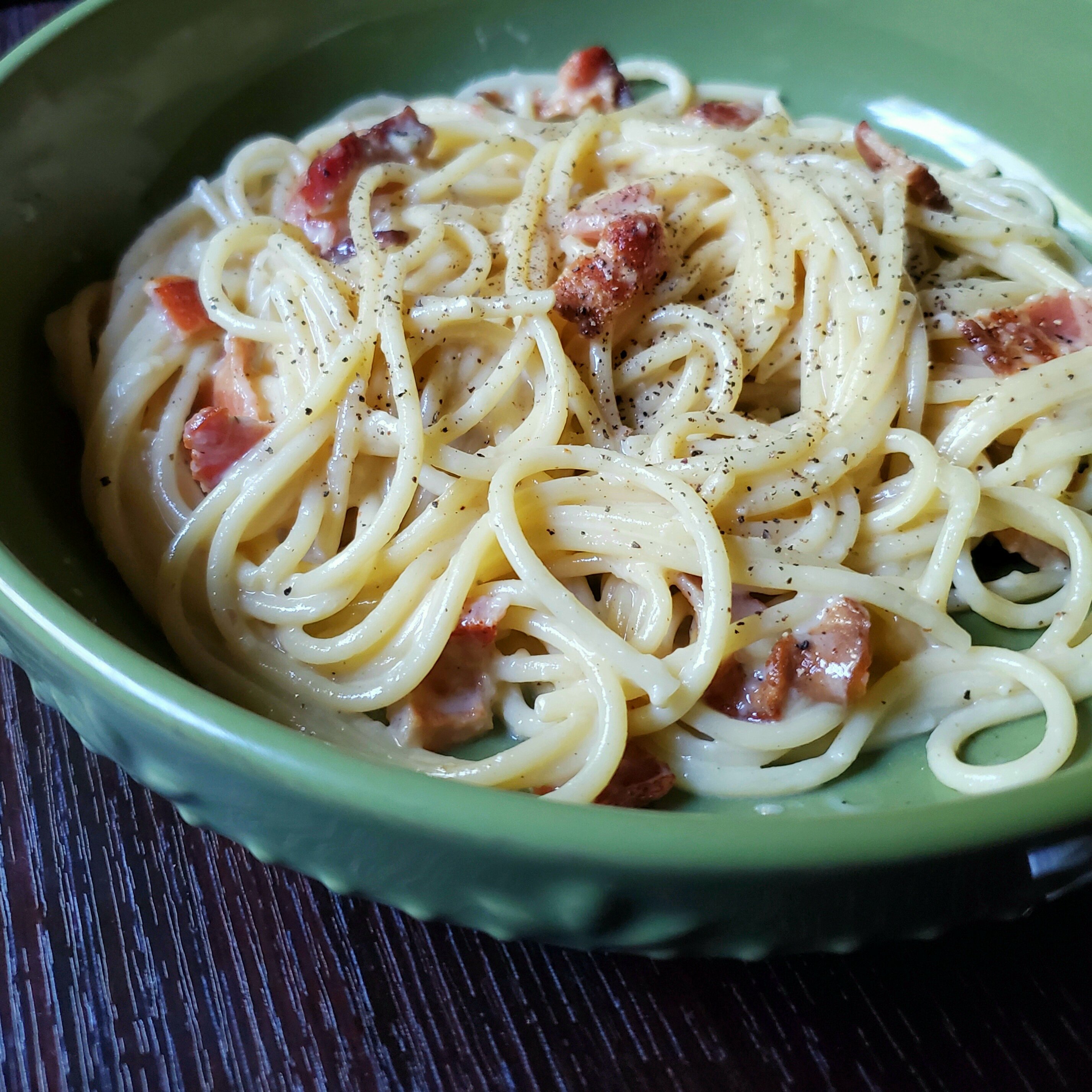 Italian Carbonara With Bacon Recipe Allrecipes