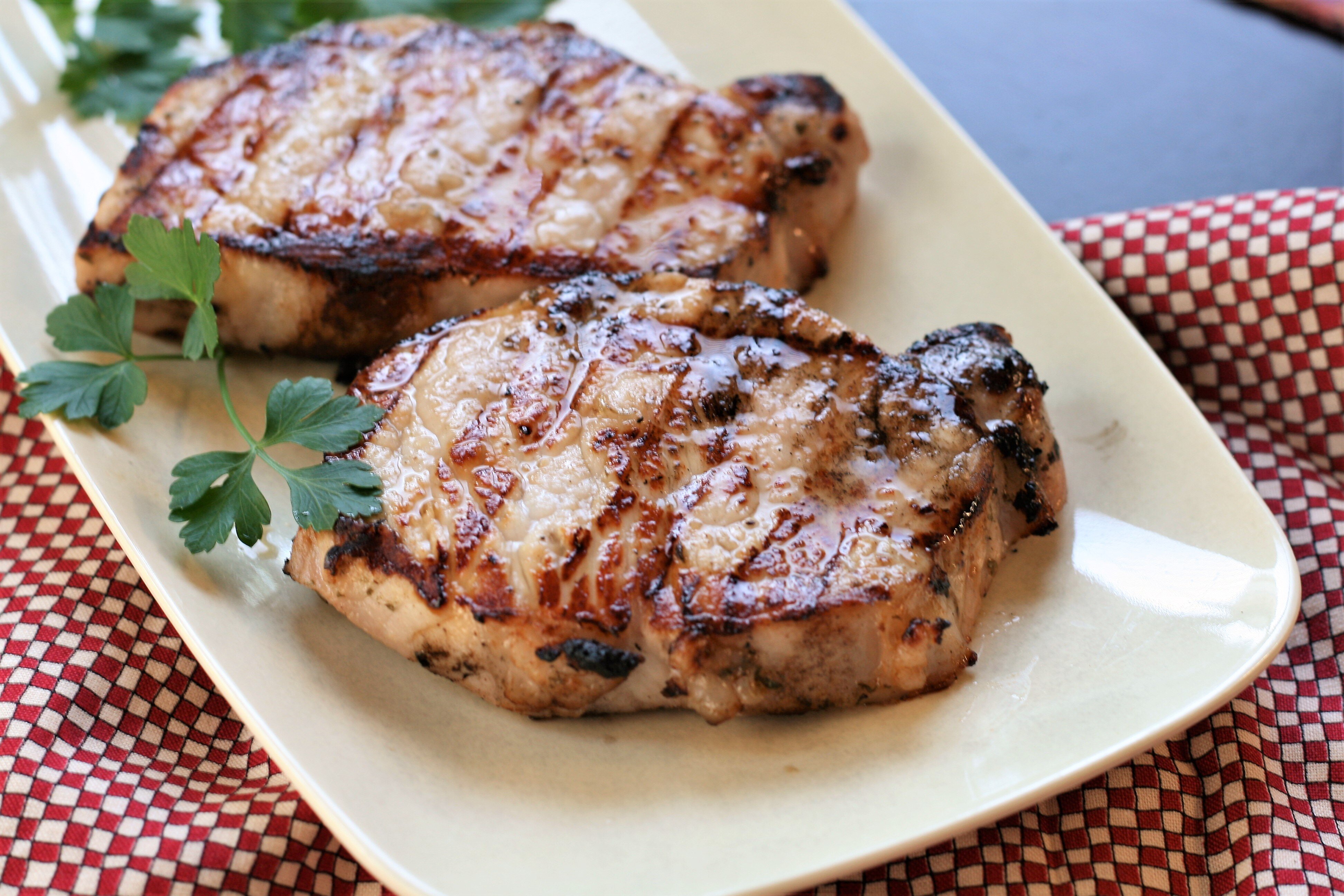 Succulent Grilled Hickory Pork Chops Recipe Allrecipes