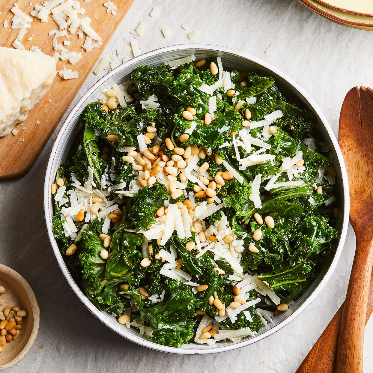 Kale Salad with Balsamic & Parmesan 
