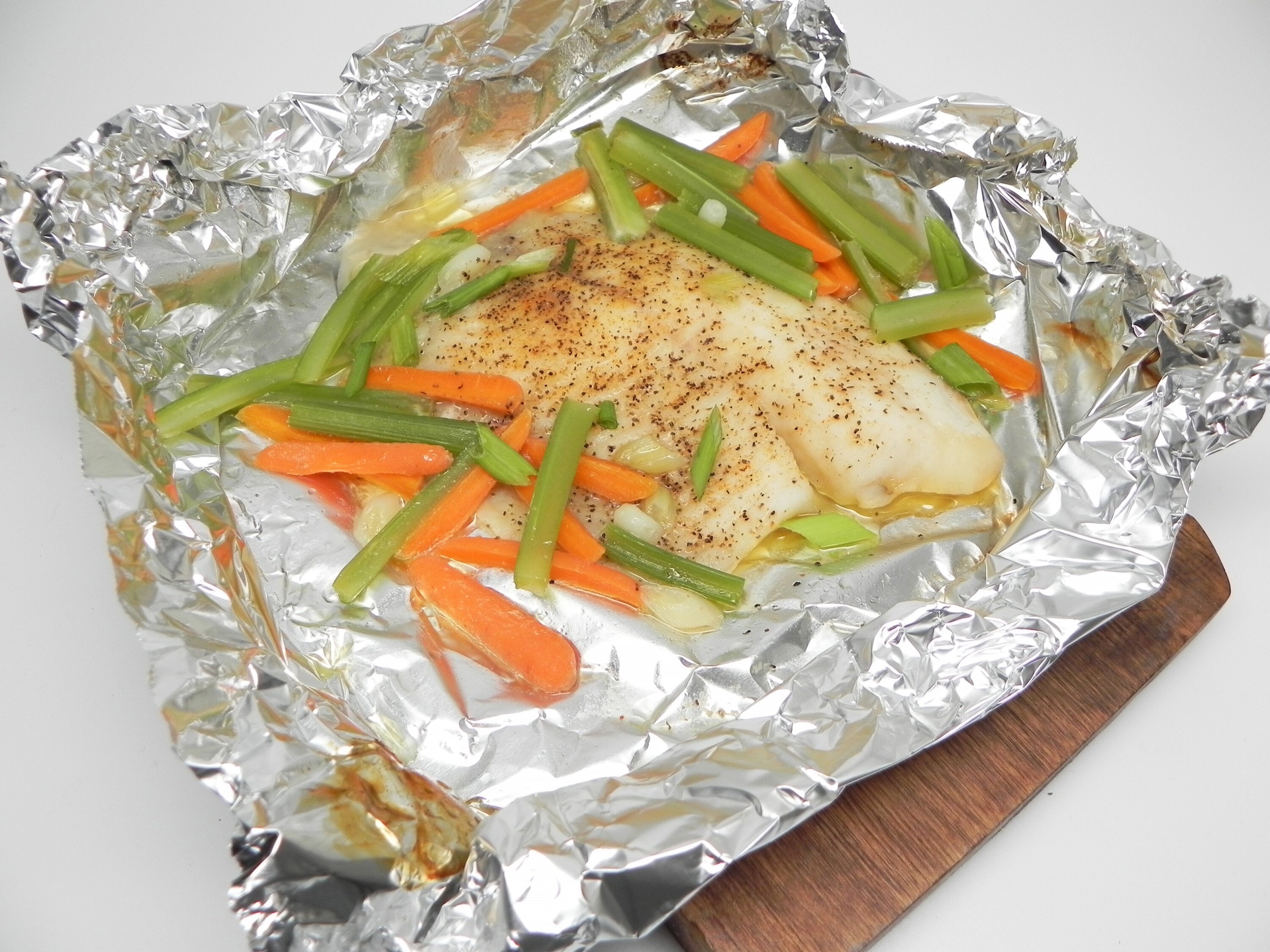 Baked Tilapia With Veggies In Foil Recipe Allrecipes