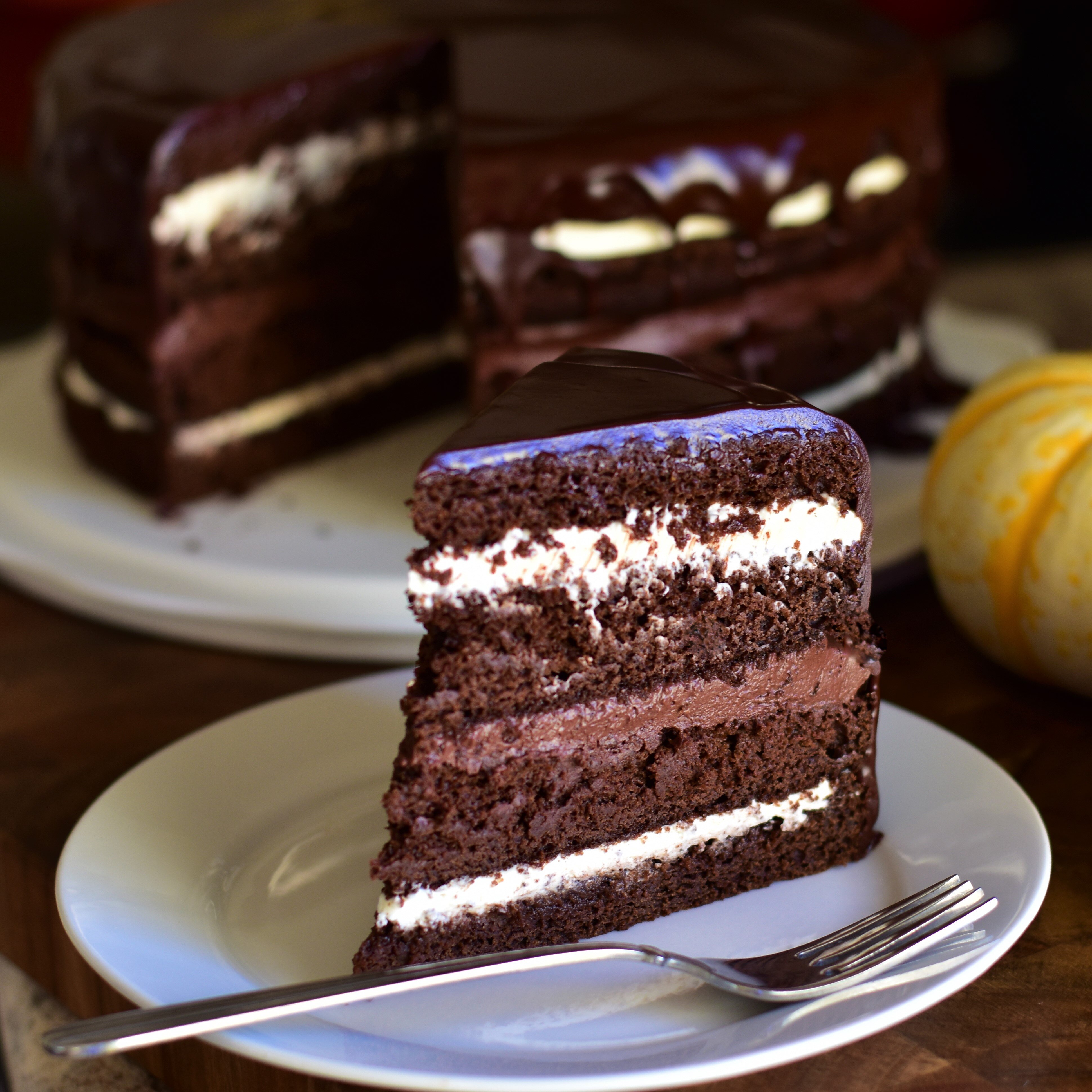 Pumpkin Chocolate Layer Cake Recipe Allrecipes