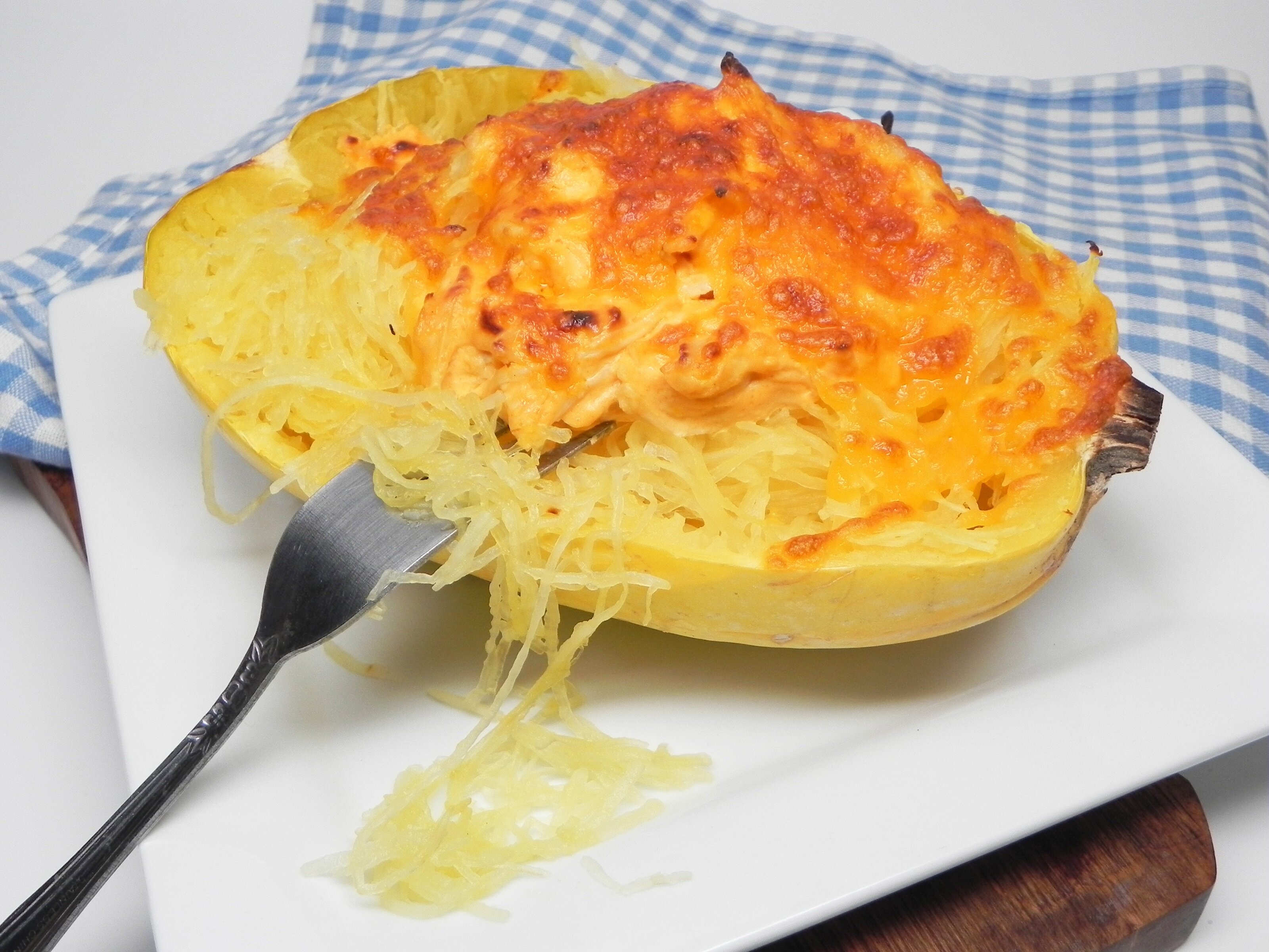 Buffalo Chicken Spaghetti Squash Recipe Allrecipes