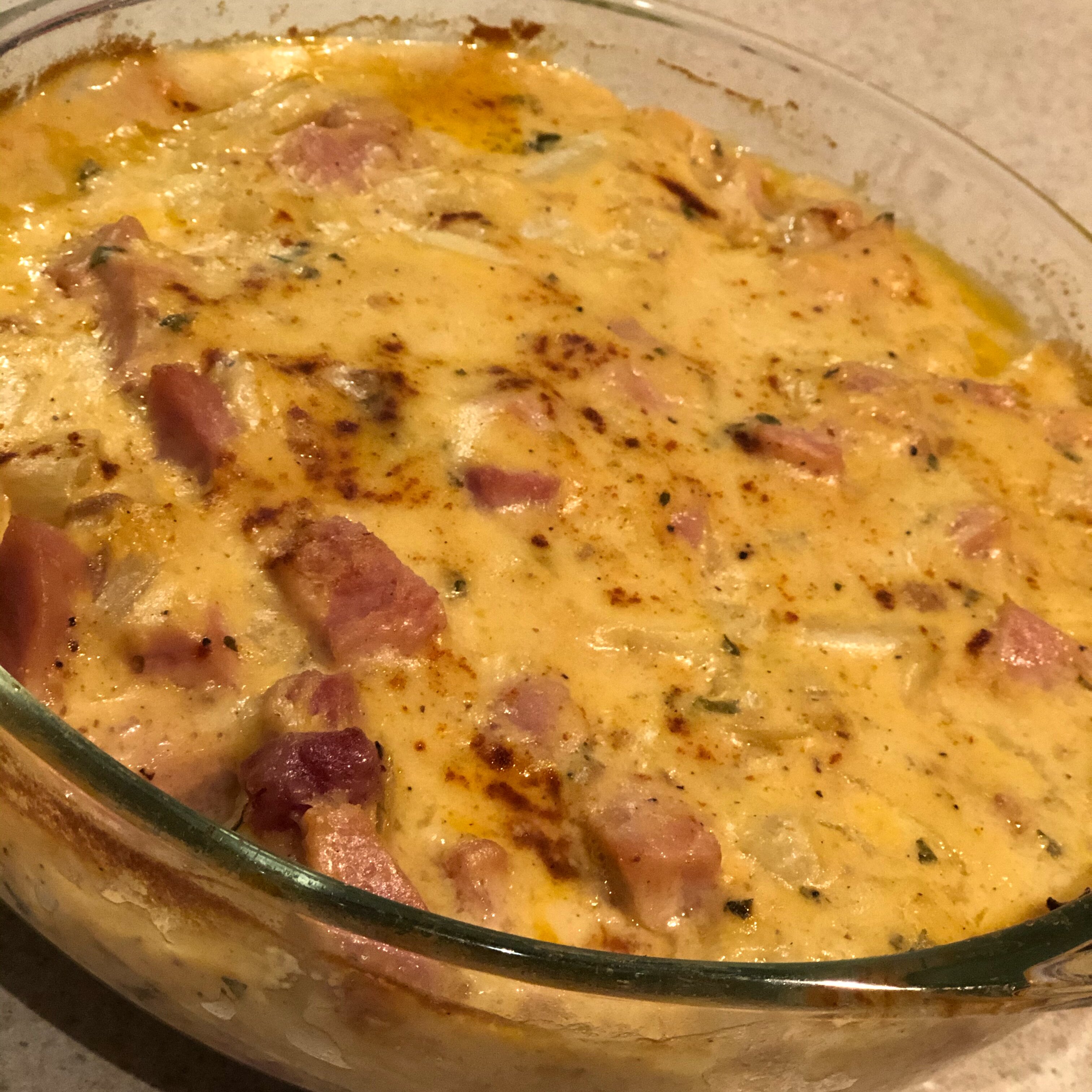 Cheesy Scalloped Potatoes With Ham Recipe Allrecipes