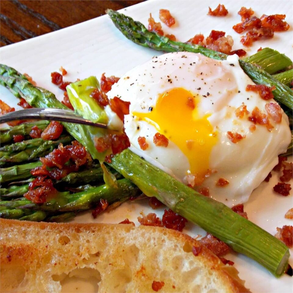 Roasted Asparagus Prosciutto And Egg Allrecipes