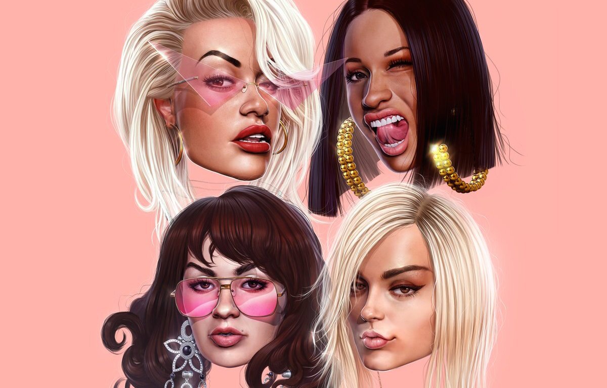 Rita Ora Cardi B Charli Xcx And Bebe Rexha Are Releasing A Song Together Hellogiggles - bartier cardi cardi b music roblox code