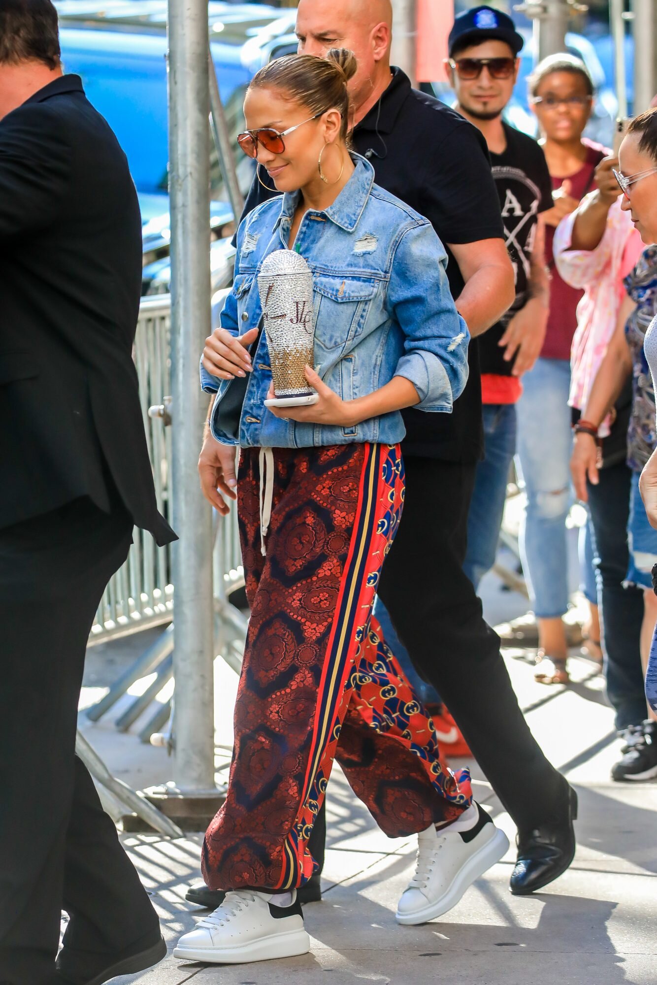 jennifer lopez jean jacket