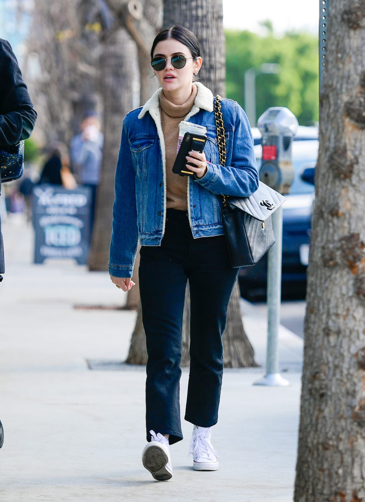 lucy hale jean jacket