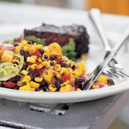 Roasted Corn Black Bean And Mango Salad Recipe Myrecipes