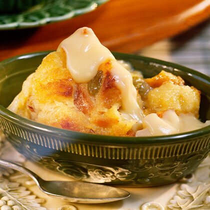 Bread Pudding With Vanilla Sauce Recipe Myrecipes