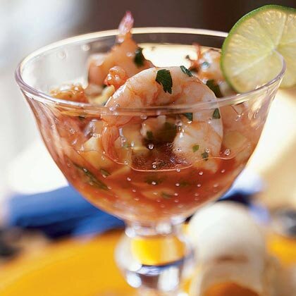 Ceviche De Camaron Shrimp Ceviche Cocktail Recipe Myrecipes