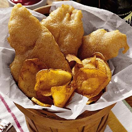 Battered Catfish And Chips Recipe Myrecipes