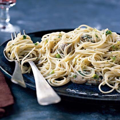 Oysters Over Angel Hair Recipe Myrecipes