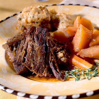 Pot Roast With Dumplings Recipe Myrecipes