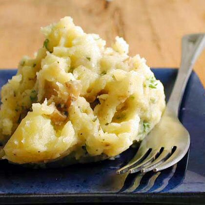 Mashed Potatoes With Roasted Garlic Butter Recipe Myrecipes