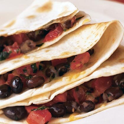 Black Bean Quesadillas With Corn Salsa Recipe Myrecipes