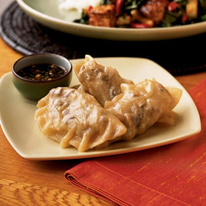 Vegetarian Gyoza With Spicy Dipping Sauce Recipe Myrecipes