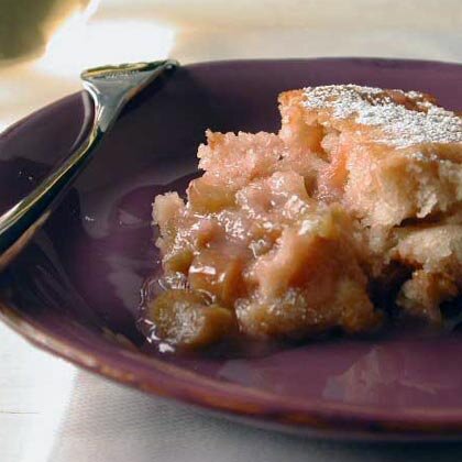 Rhubarb Pudding Cake Recipe Myrecipes