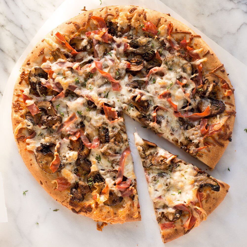 Mushroom Prosciutto Pizza Recipe Myrecipes