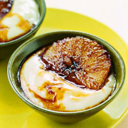 Vanilla Pudding With Caramelized Oranges Recipe Myrecipes