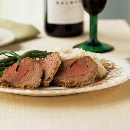 Horseradish And Mustard Crusted Beef Tenderloin Recipe Myrecipes