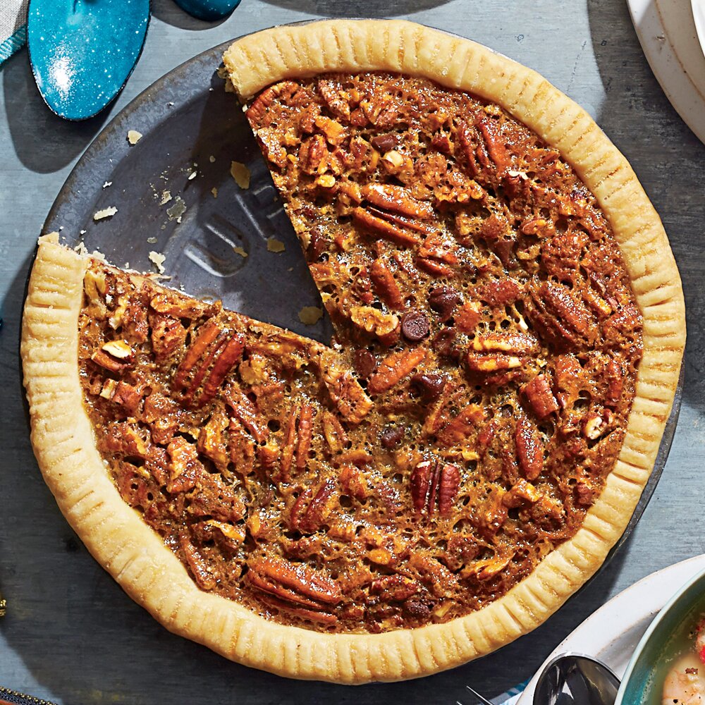 Chocolate Bourbon Pecan Pie Recipe Myrecipes