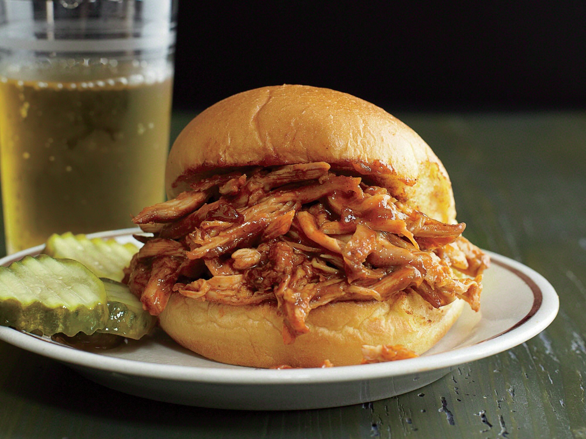 Pulled Chicken Sandwiches 