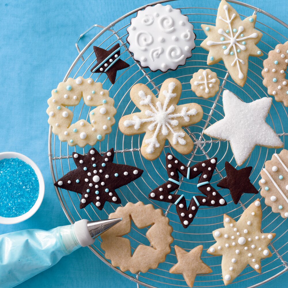 Christmas Cookies 4 Ways Recipe Myrecipes
