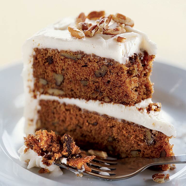 Orange Carrot Cake Classic Cream Cheese Frosting Recipe Myrecipes