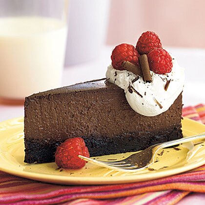 Raspberry Chocolate Truffle Cheesecake Recipe Myrecipes