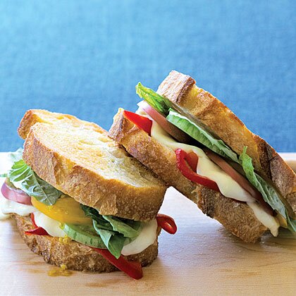Grilled Caprese Sandwiches 